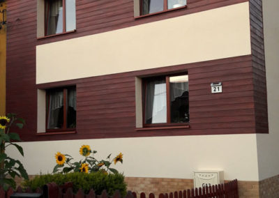 imitacja drewna elewacja